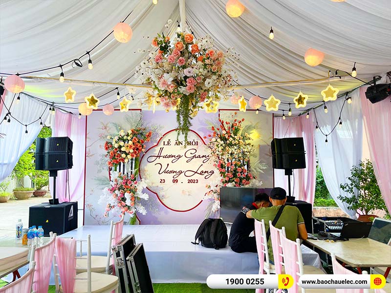 Lắp đặt d&agrave;n Line Array Actpro 106tr cho anh Thiện tại H&agrave; Nội