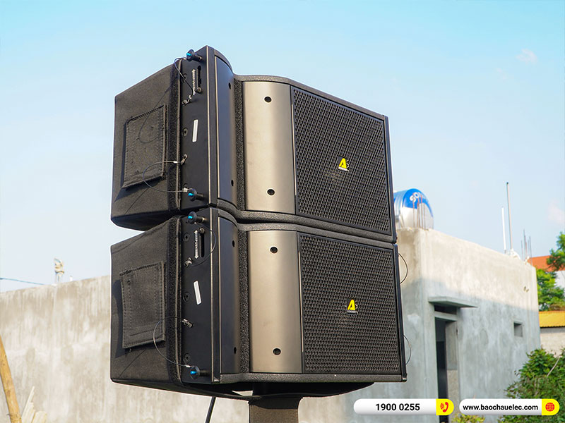 Lắp đặt d&agrave;n Line Array Actpro sự kiện, đ&aacute;m cưới trị gi&aacute; hơn 100 triệu cho anh Thủy tại H&agrave; Nam