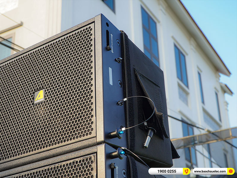 Lắp đặt d&agrave;n Line Array Actpro sự kiện, đ&aacute;m cưới trị gi&aacute; hơn 100 triệu cho anh Thủy tại H&agrave; Nam