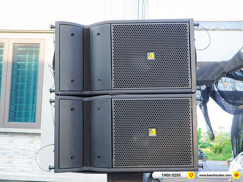 Lắp đặt d&agrave;n Line Array Actpro sự kiện, đ&aacute;m cưới trị gi&aacute; hơn 100 triệu cho anh Thủy tại H&agrave; Nam