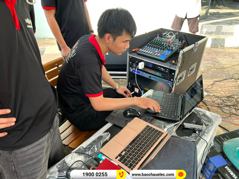 Lắp đặt dàn Line Array Actpro sự kiện, đám cưới 232tr cho anh Trãi ở An Giang