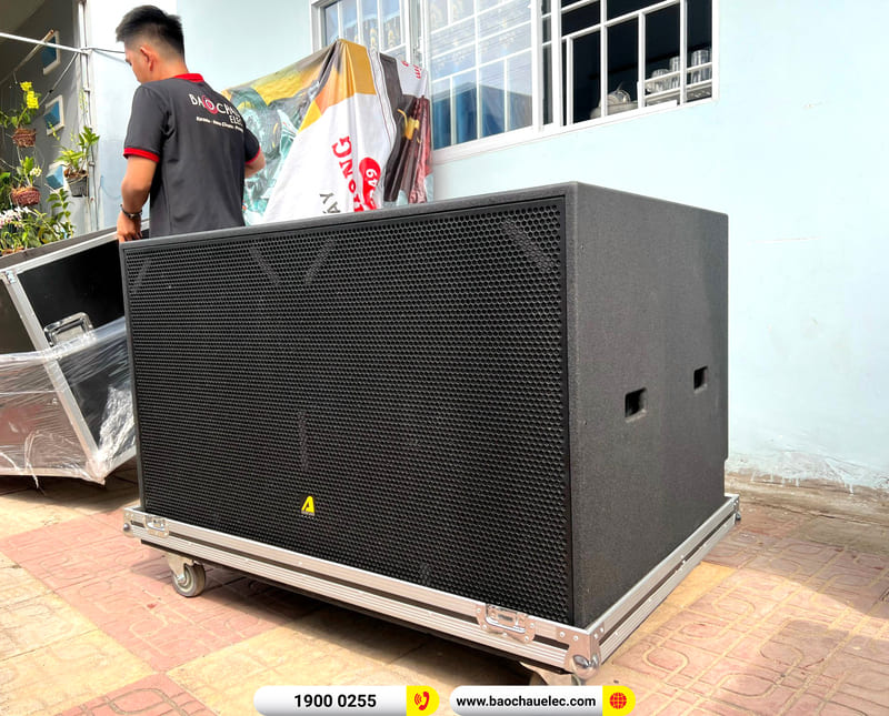 Lắp đặt dàn Line Array Actpro sự kiện, đám cưới 232tr cho anh Trãi ở An Giang