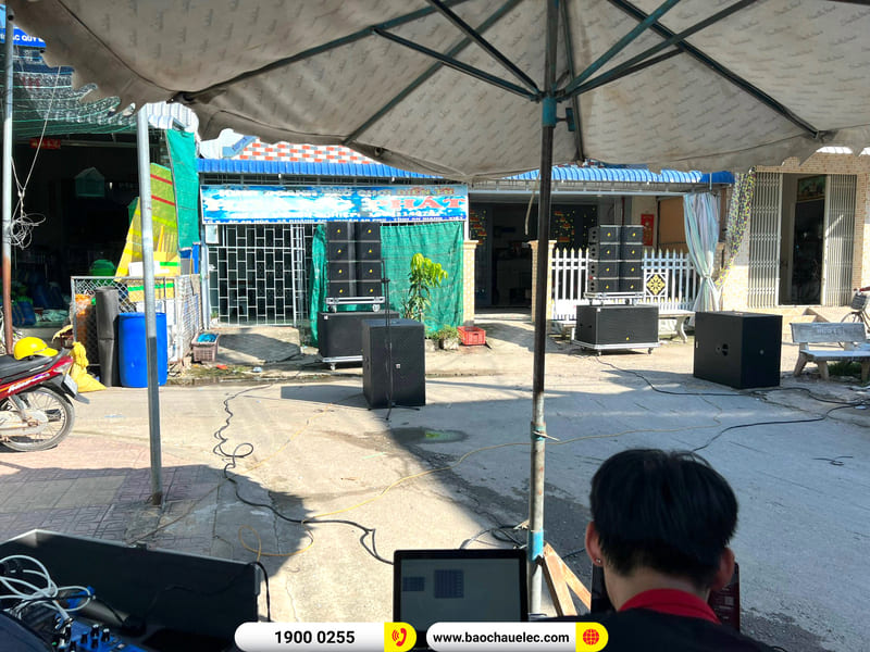 Lắp đặt dàn Line Array Actpro sự kiện, đám cưới 232tr cho anh Trãi ở An Giang