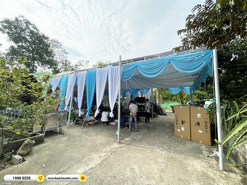 Lắp đặt dàn Line Array Actpro sự kiện, đám cưới hơn 138tr cho anh Tuấn tại Thanh Hóa