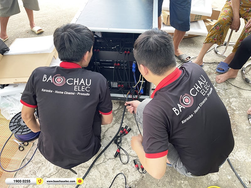 Lắp đặt dàn Line Array Actpro sự kiện, đám cưới hơn 138tr cho anh Tuấn tại Thanh Hóa