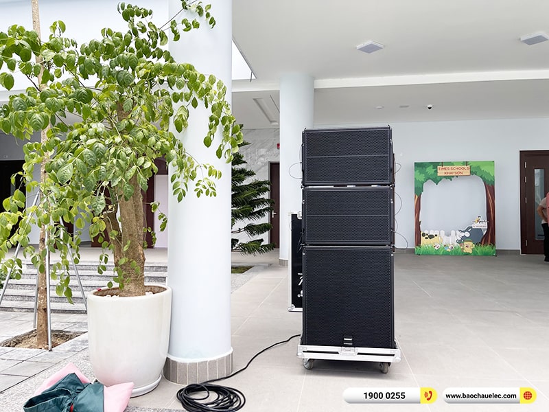 Lắp đặt dàn Line Array trị giá hơn 80 triệu cho Trường THCS Times School tại Hà Nội