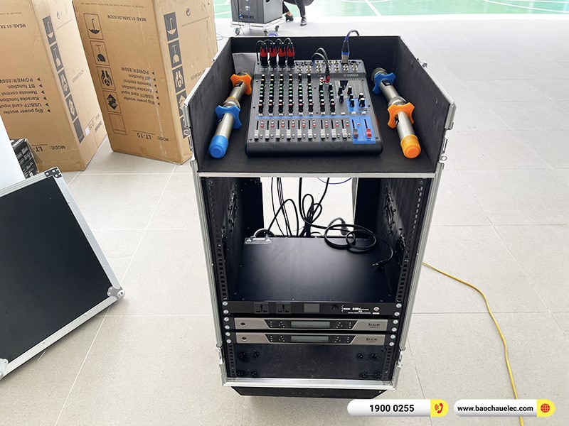 Lắp đặt dàn Line Array trị giá hơn 80 triệu cho Trường THCS Times School tại Hà Nội