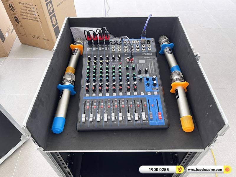 Lắp đặt dàn Line Array trị giá hơn 80 triệu cho Trường THCS Times School tại Hà Nội