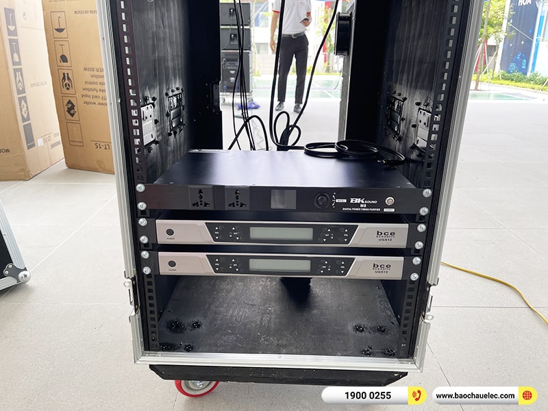 Lắp đặt dàn Line Array trị giá hơn 80 triệu cho Trường THCS Times School tại Hà Nội