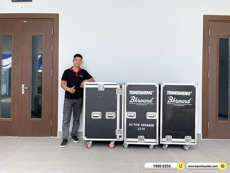 Lắp đặt dàn Line Array trị giá hơn 80 triệu cho Trường THCS Times School tại Hà Nội