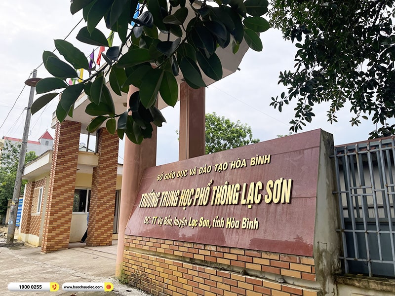 Lắp đặt dàn Line Array Actpro sự kiện hơn 112tr cho Trường THPT Lạc Sơn tại Hòa Bình