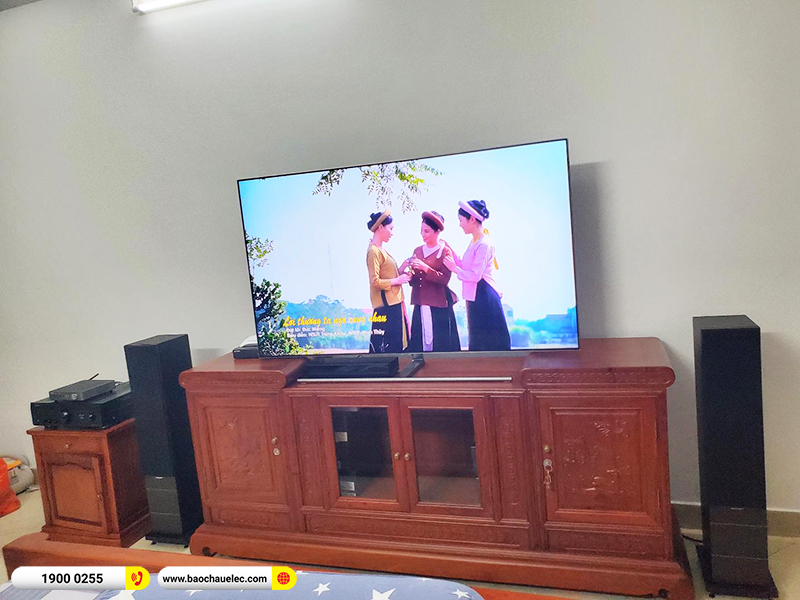 Lắp đặt dàn nghe nhạc trị giá khoảng 90 triệu cho anh Khải tại Hà Nội