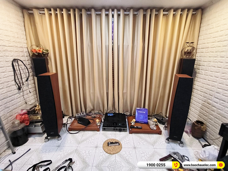 Lắp đặt dàn nghe nhạc trị giá gần 40 triệu cho anh Bắc tại Hà Nội