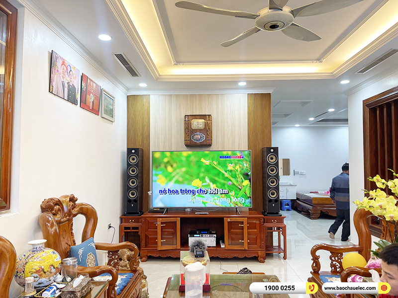 Lắp đặt dàn nghe nhạc, karaoke trị giá hơn 140 triệu cho anh Chí tại Hà Nội