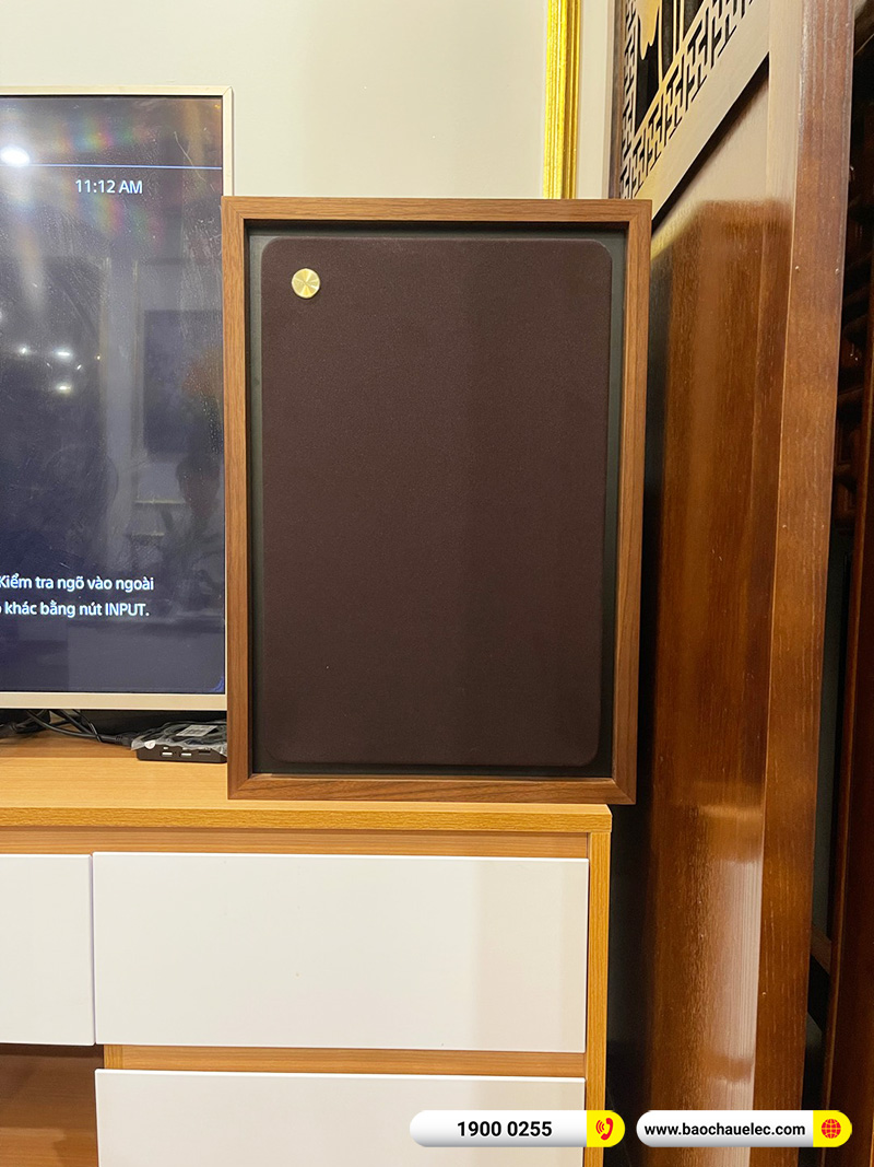 Lắp đặt dàn nghe nhạc trị giá khoảng 115 triệu cho anh Chung tại Hà Nội