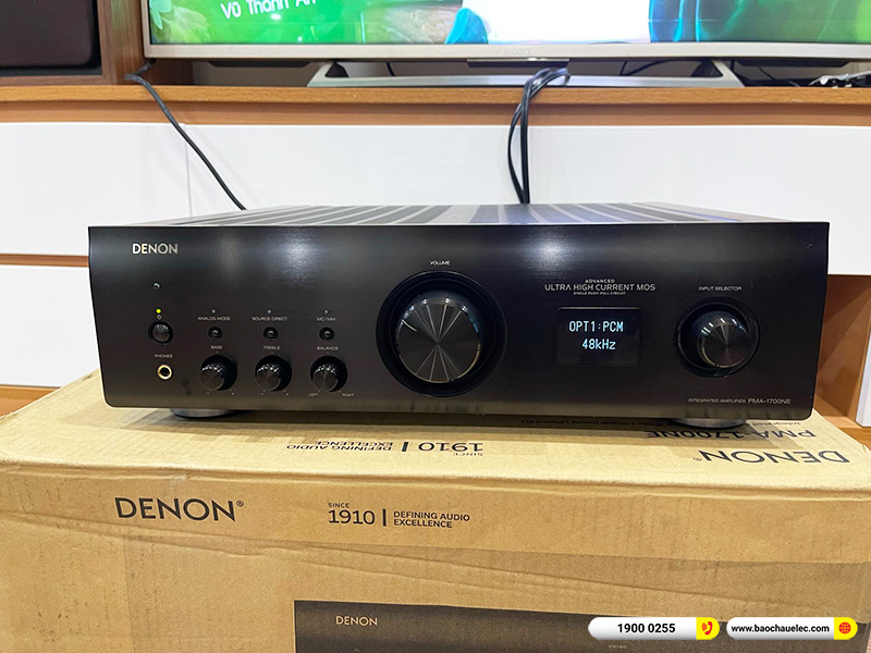 Lắp đặt dàn nghe nhạc trị giá khoảng 115 triệu cho anh Chung tại Hà Nội