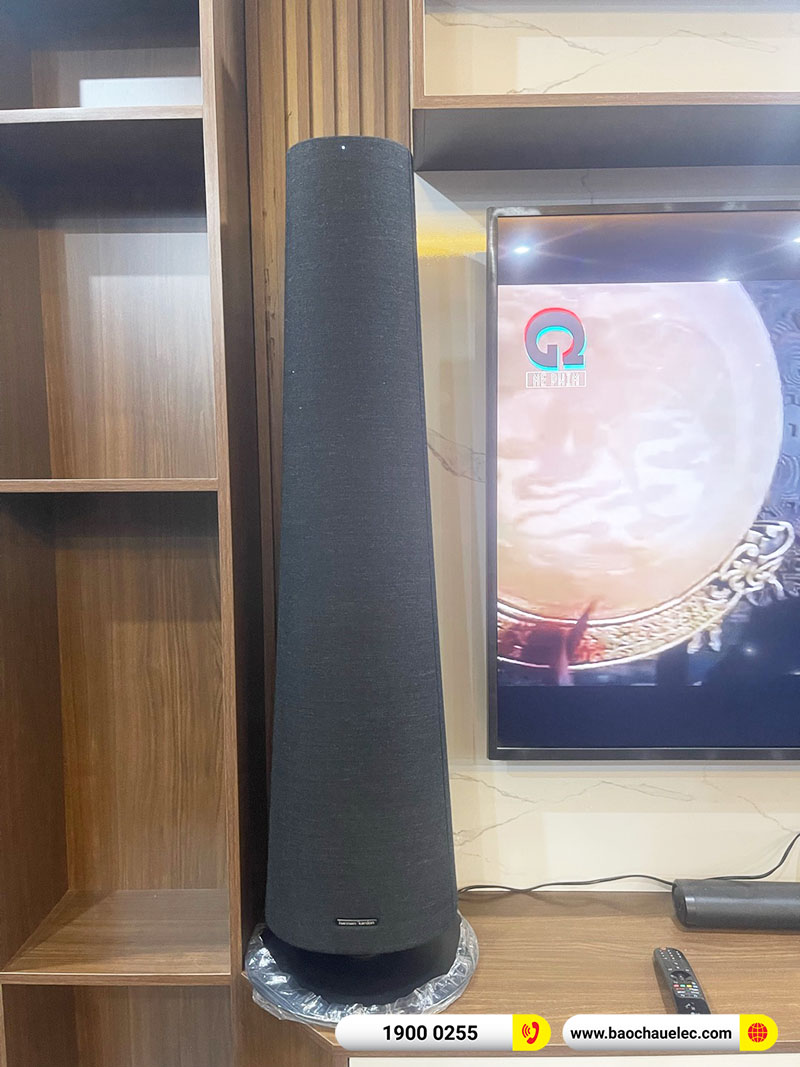 Lắp đặt cặp loa Harman Kardon Citation Tower gần 80 triệu cho anh Dương tại Hà Nội