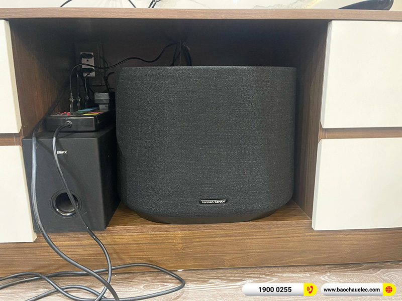 Lắp đặt cặp loa Harman Kardon Citation Tower gần 80 triệu cho anh Dương tại Hà Nội