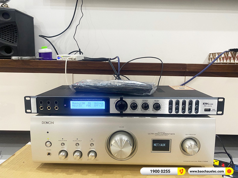 Lắp đặt d&agrave;n nghe nhạc trị gi&aacute; khoảng 90 triệu cho anh Ho&agrave;ng tại TPHCM