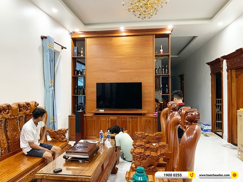 Lắp đặt dàn nghe nhạc 114tr cho anh Nhựt tại Tiền Giang