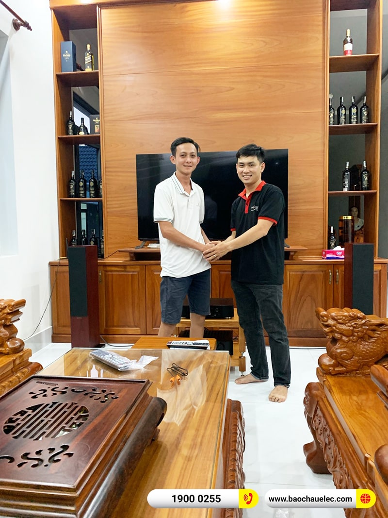 Lắp đặt dàn nghe nhạc 114tr cho anh Nhựt tại Tiền Giang