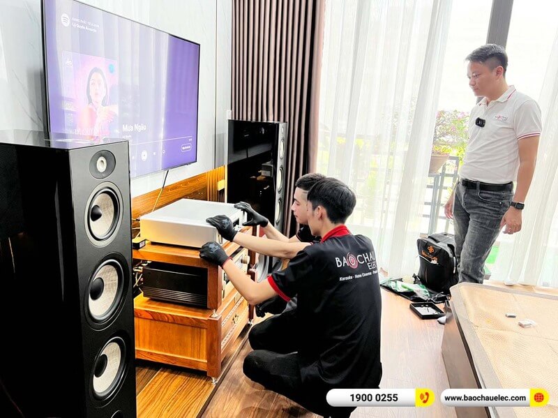 Lắp đặt dàn nghe nhạc Hi-end trị giá gần 400 triệu cho anh Tuấn tại Phú Thọ