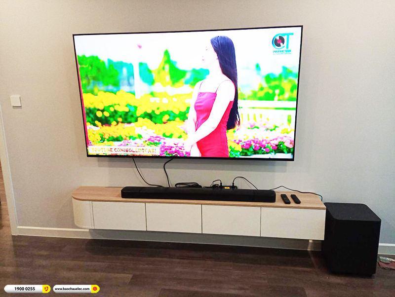 Lắp đặt dàn nghe nhạc trị giá gần 300 triệu cho anh Tuấn tại Hà Nội