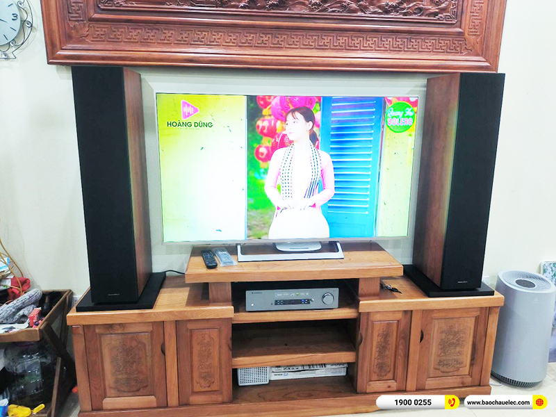 Lắp đặt dàn nghe nhạc trị giá gần 80 triệu cho chị Huệ tại Hà Nội