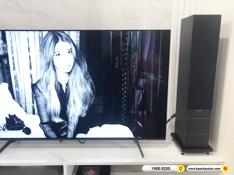 Lắp đặt d&agrave;n nghe nhạc trị gi&aacute; khoảng 120 triệu cho chị Thường tại TPHCM