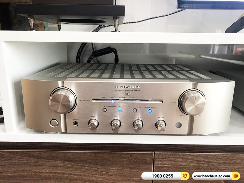 Lắp đặt d&agrave;n nghe nhạc trị gi&aacute; khoảng 120 triệu cho chị Thường tại TPHCM