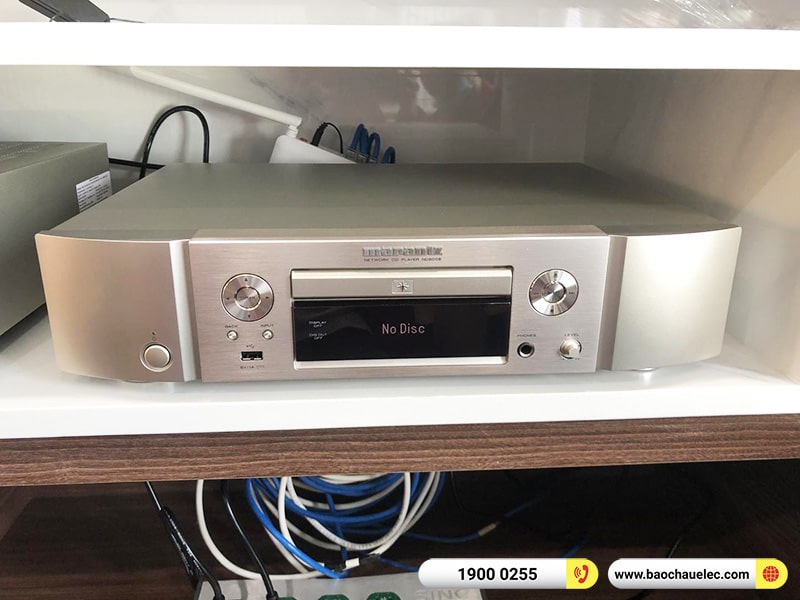 Lắp đặt d&agrave;n nghe nhạc trị gi&aacute; khoảng 120 triệu cho chị Thường tại TPHCM