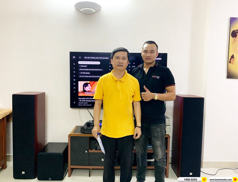 Lắp đặt dàn nghe nhạc, karaoke hơn 105tr cho anh Vinh ở TPHCM
