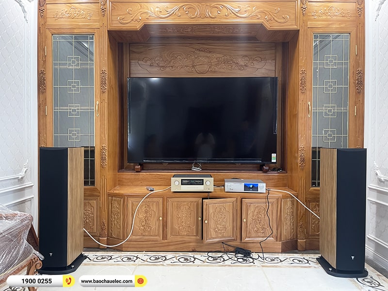 Lắp đặt dàn nghe nhạc Hi-end 260tr cho khách hàng tại Hà Nội