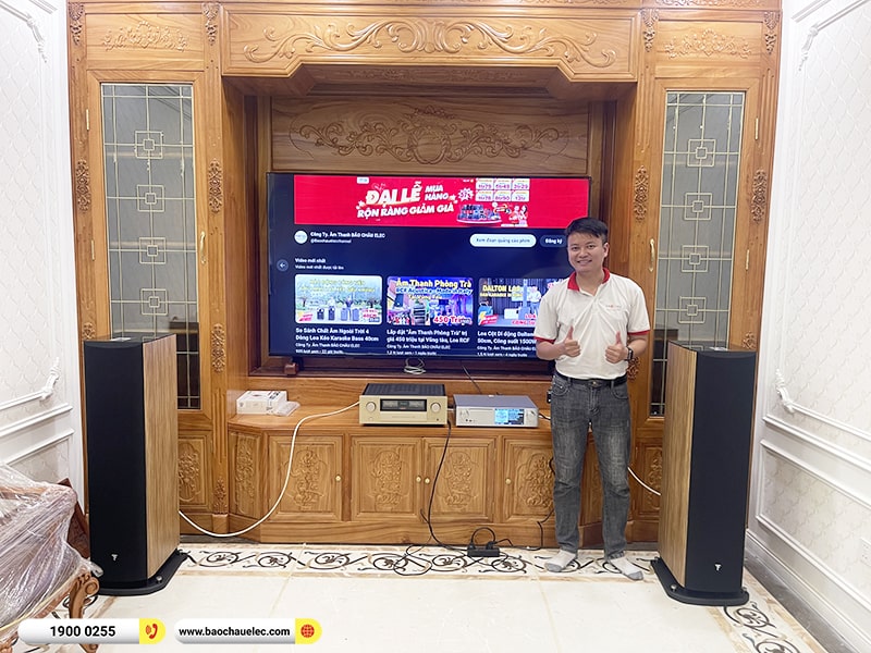 Lắp đặt dàn nghe nhạc Hi-end 260tr cho khách hàng tại Hà Nội