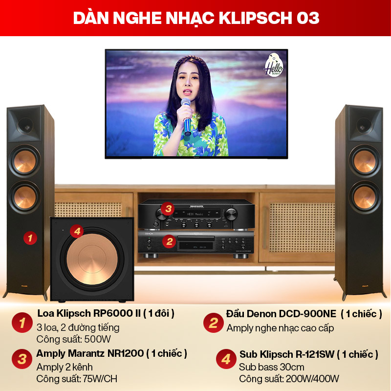 Dàn nghe nhạc Klipsch 03