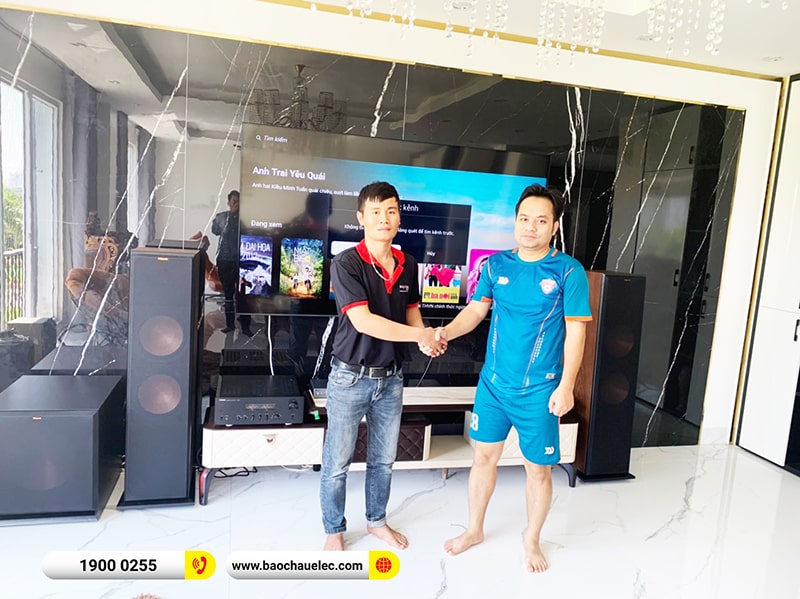 Lắp đặt d&agrave;n nghe nhạc trị gi&aacute; hơn 160 triệu cho kh&aacute;ch tại Thanh H&oacute;a