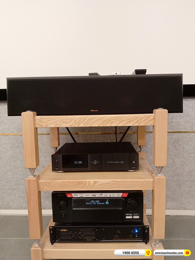 Thi công nội thất, lắp đặt hệ thống nghe nhạc, xem phim trị giá hơn 400 triệu cho anh Khoa tại Thái Bình