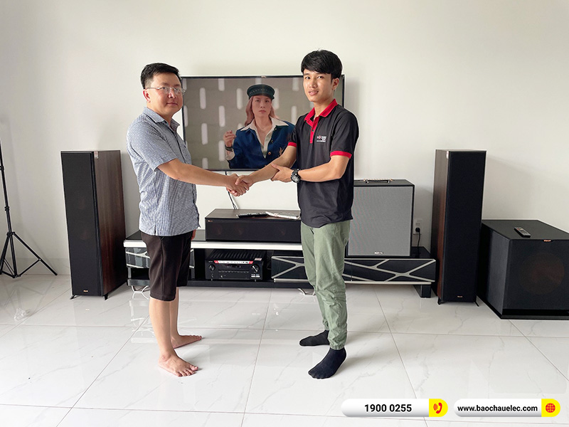 Lắp đặt dàn nghe nhạc, xem phim trị giá hơn 70 triệu cho anh Thanh tại Đồng Nai