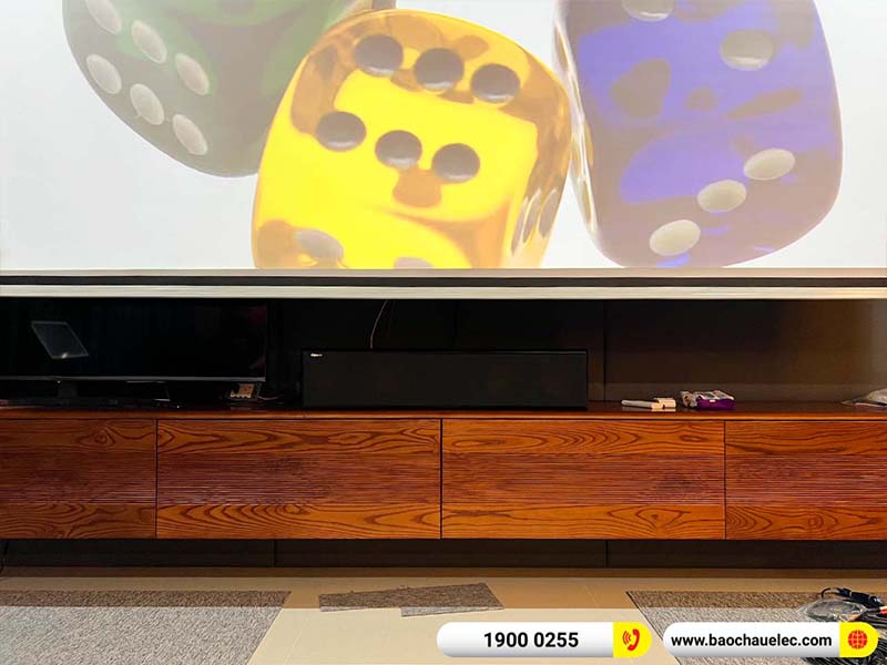 Lắp đặt phòng karaoke, nghe nhạc, xem phim hơn 340tr cho chú Nghiệp tại Hà Nội