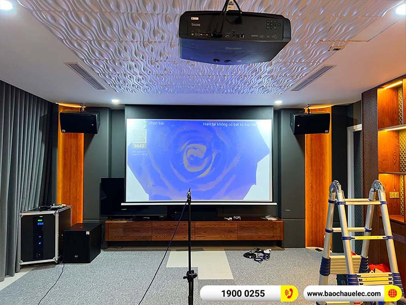 Lắp đặt phòng karaoke, nghe nhạc, xem phim hơn 340tr cho chú Nghiệp tại Hà Nội