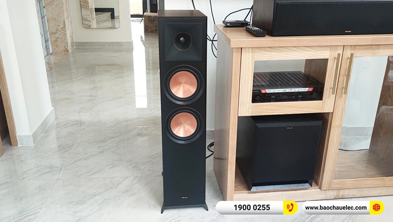 Lắp đặt dàn âm thanh 5.1 xem phim, nghe nhạc trị giá gần 120 triệu cho anh Kiên tại TPHCM