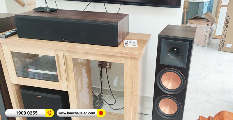 Lắp đặt dàn âm thanh 5.1 xem phim, nghe nhạc trị giá gần 120 triệu cho anh Kiên tại TPHCM