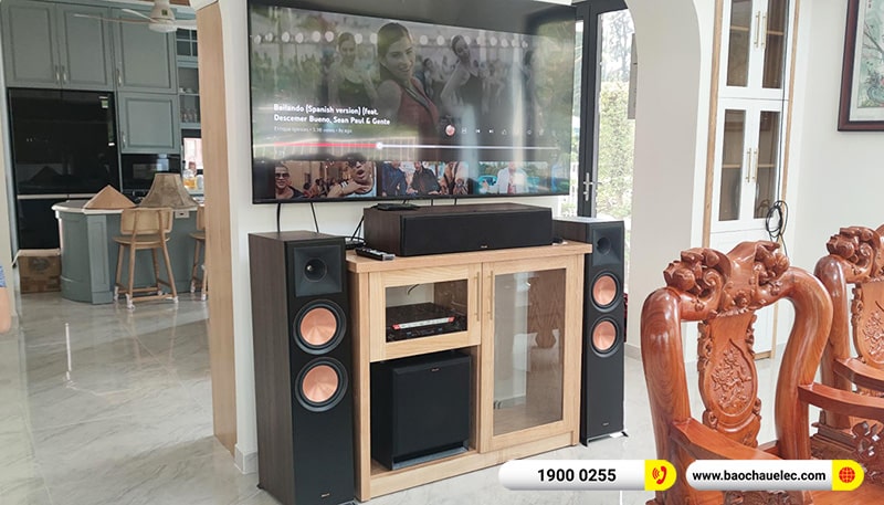 Lắp đặt dàn âm thanh 5.1 xem phim, nghe nhạc trị giá gần 120 triệu cho anh Kiên tại TPHCM
