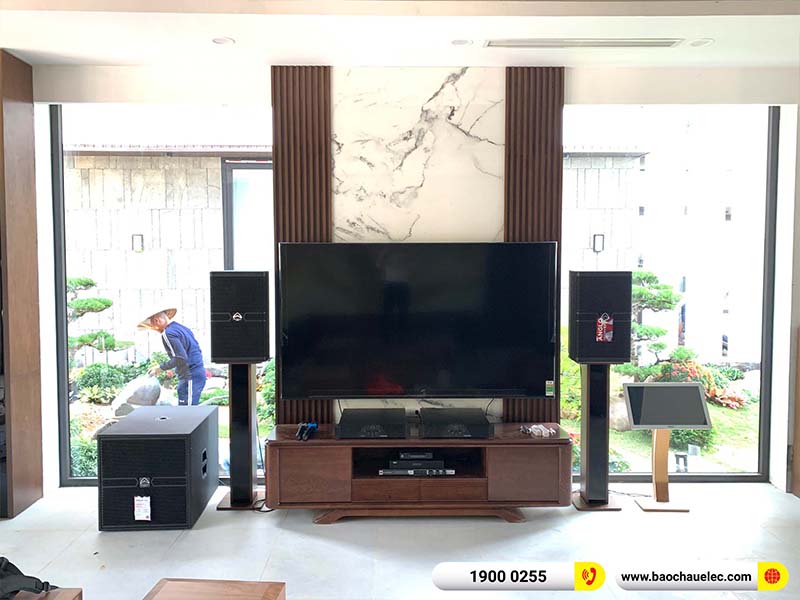 Lắp đặt dàn karaoke Wharfedale hơn 127tr cho anh Quang tại Hà Nội