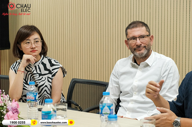 Giám đốc RCF khu vực Châu Á Mr.Federico Lugli có chuyến ghé thăm và làm việc tại Bảo Châu Elec