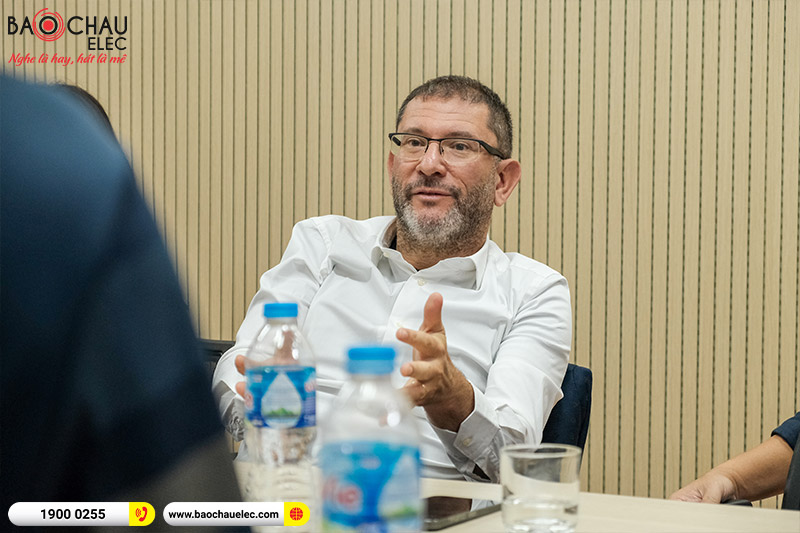 Giám đốc RCF khu vực Châu Á Mr.Federico Lugli có chuyến ghé thăm và làm việc tại Bảo Châu Elec