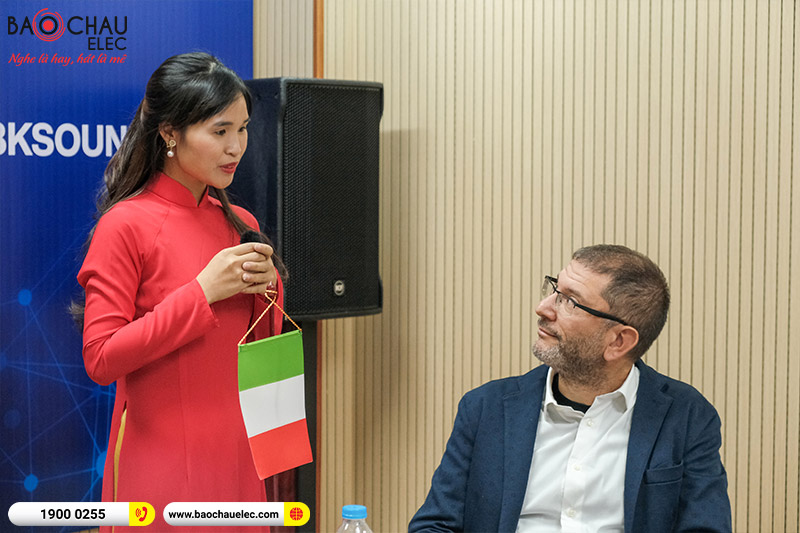 Giám đốc RCF khu vực Châu Á Mr.Federico Lugli có chuyến ghé thăm và làm việc tại Bảo Châu Elec