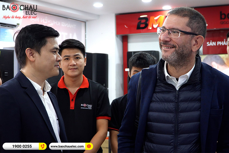 Giám đốc RCF khu vực Châu Á Mr.Federico Lugli có chuyến ghé thăm và làm việc tại Bảo Châu Elec