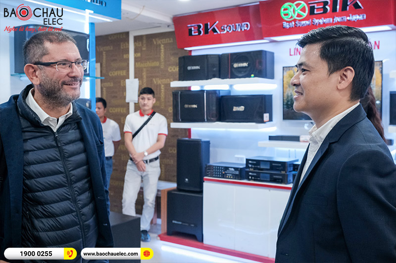 Giám đốc RCF khu vực Châu Á Mr.Federico Lugli có chuyến ghé thăm và làm việc tại Bảo Châu Elec