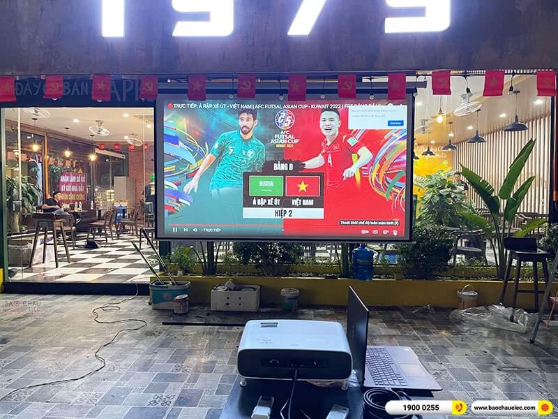 Lắp đặt hệ thống trình chiếu 4K chất lượng cho nhà hàng anh Tuấn tại Bắc Ninh
